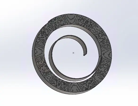 Mainspring inside the barrel.